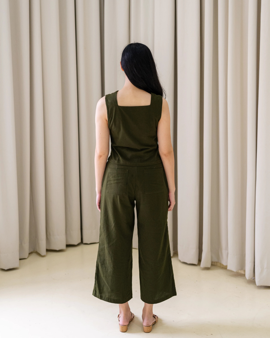 The Reversible Top - Moss
