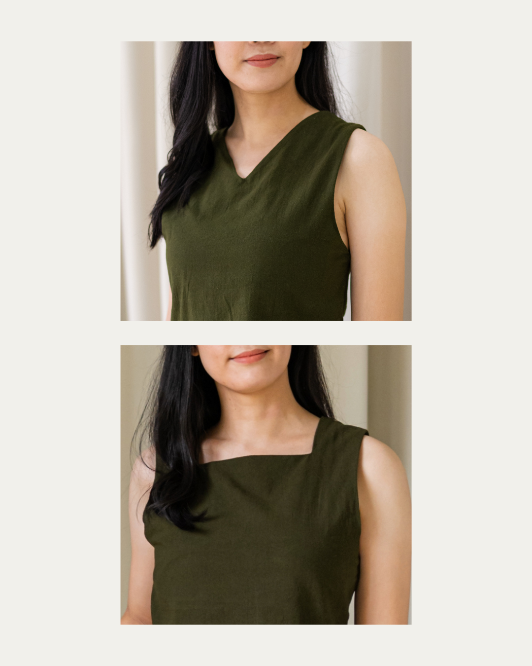 The Reversible Top - Moss