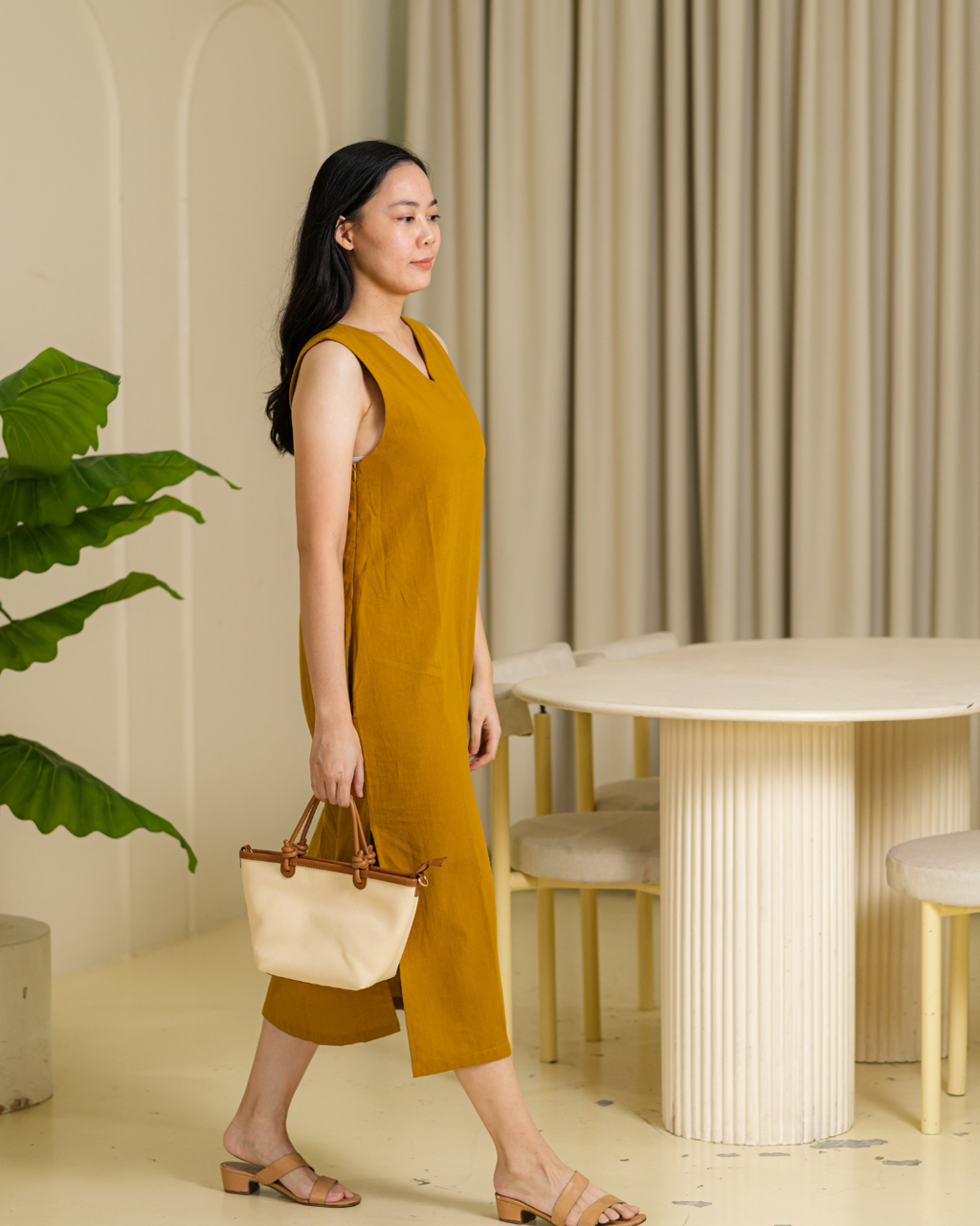 The Reversible Dress - Honey