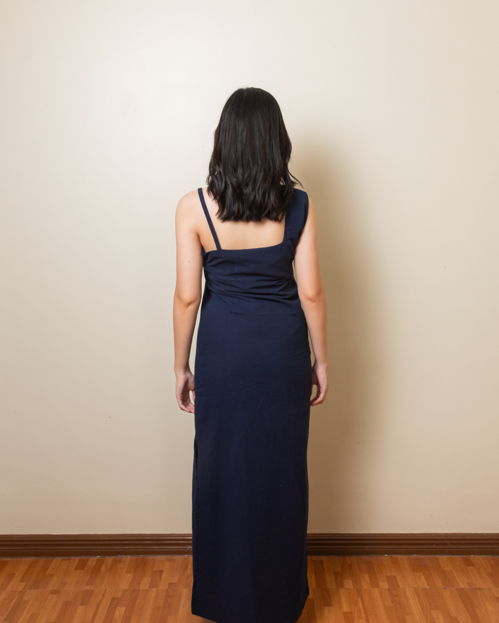 The Accent Strap Dress - Ink Blue