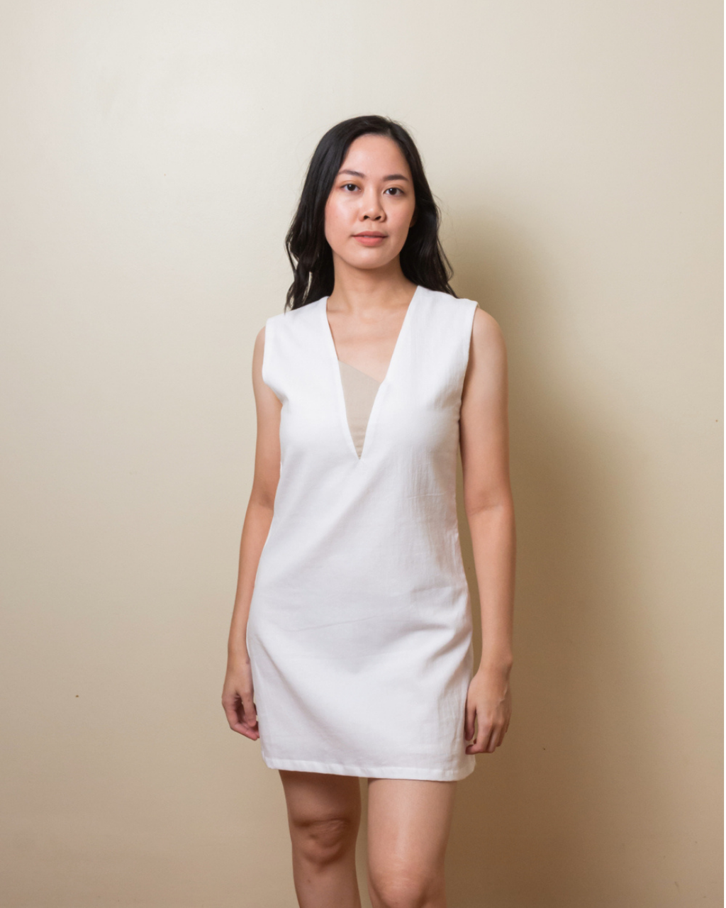 The Front Detail Dress - Cloud