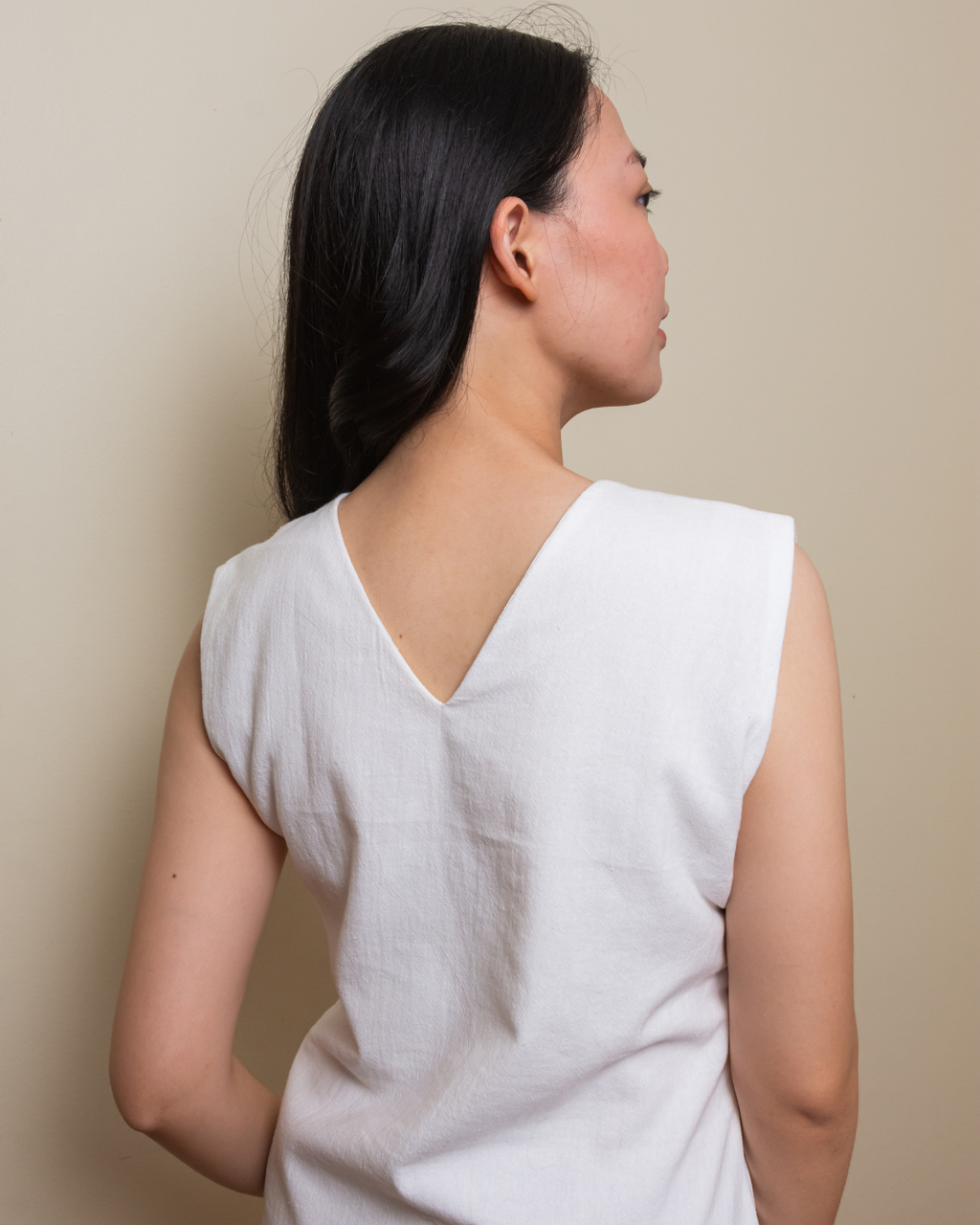 The Front Detail Dress - Cloud