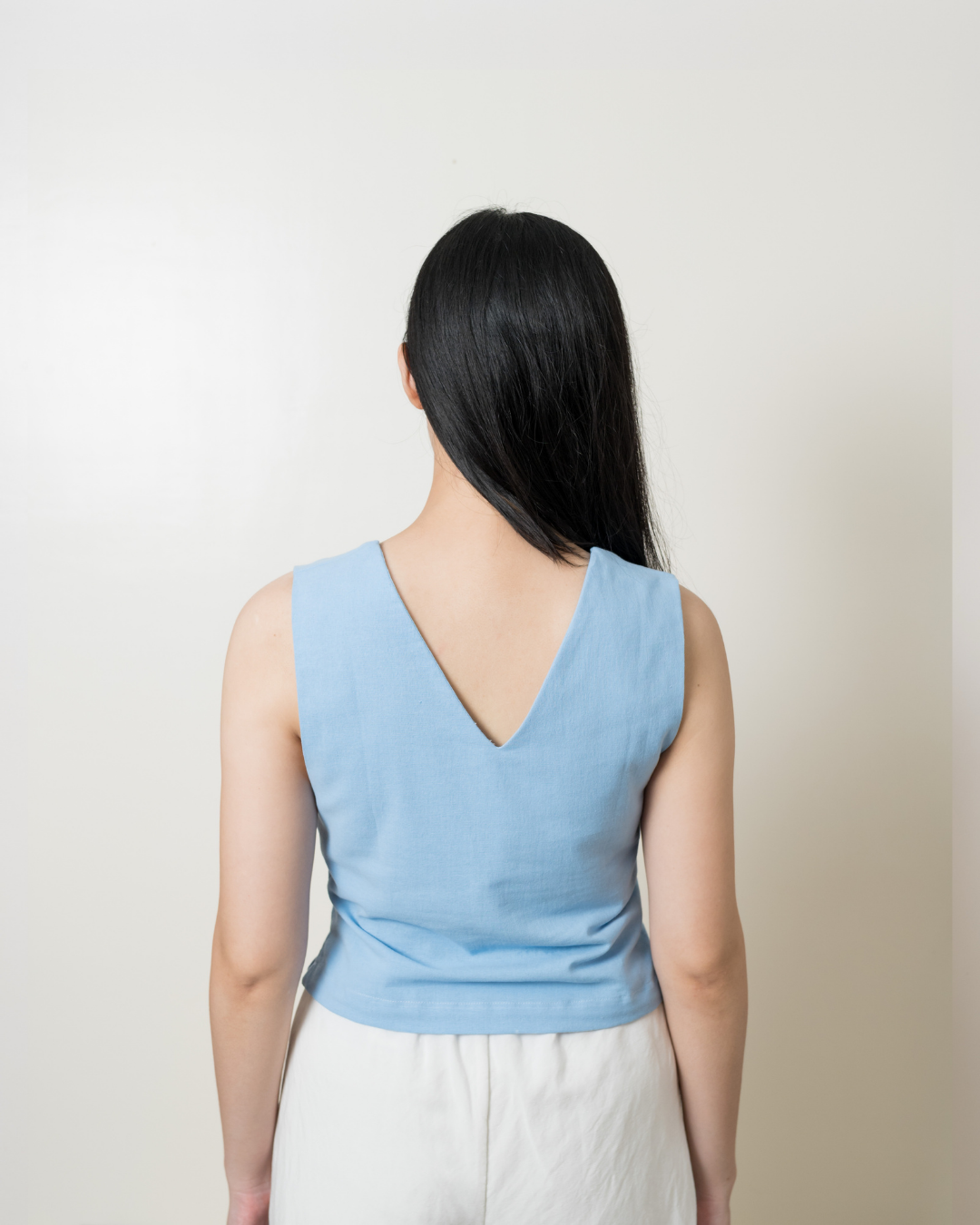 The Reversible Top - Dream Blue