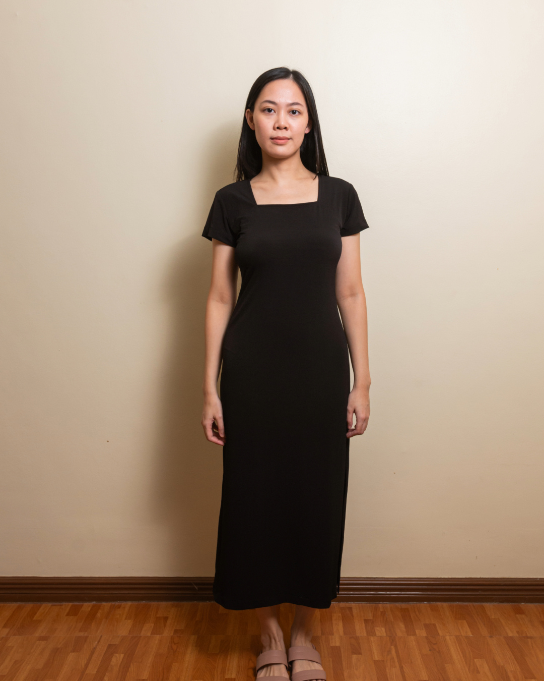 The Soft Flow Dress - Black