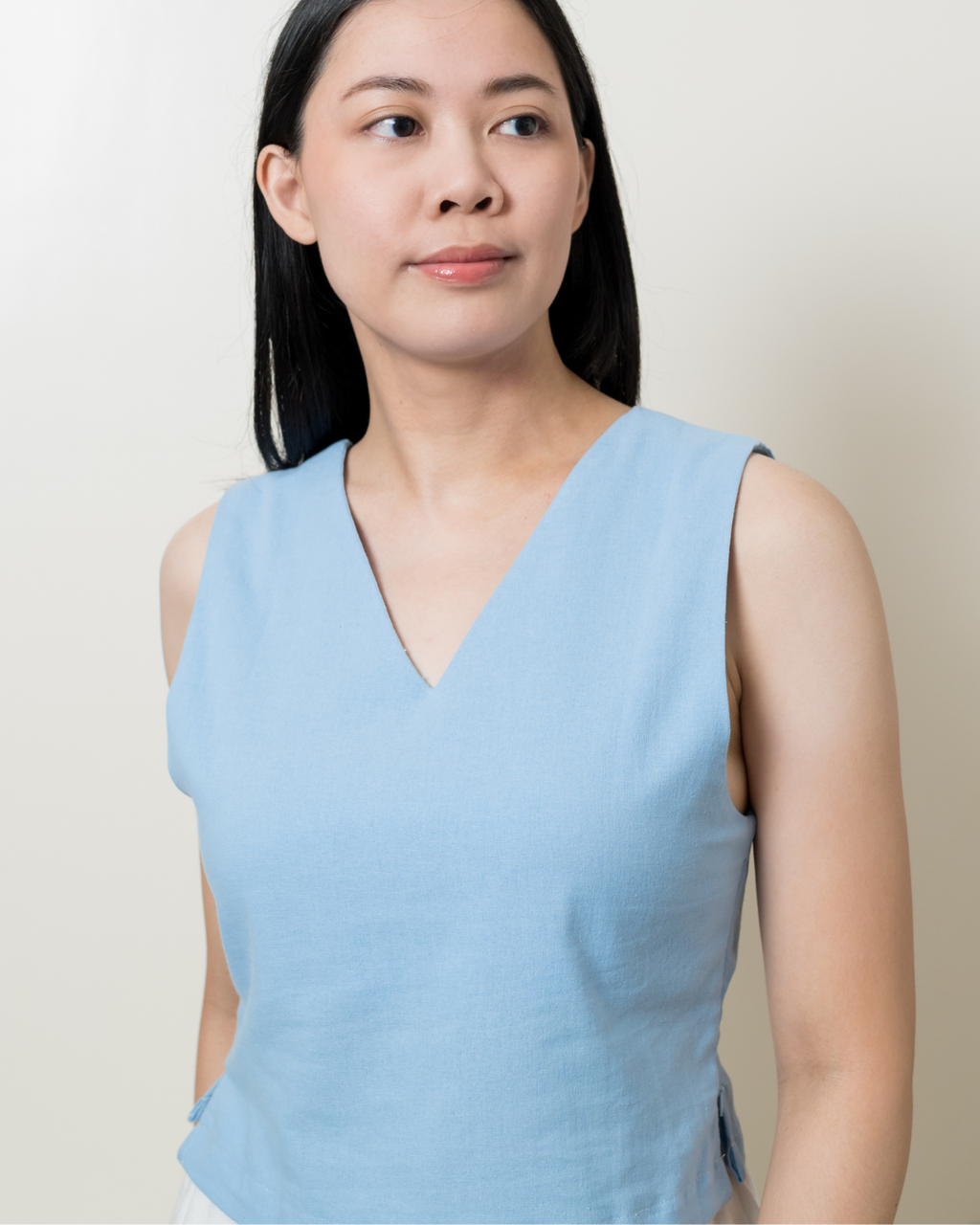 The Reversible Top - Dream Blue