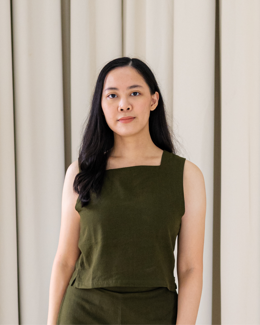 The Reversible Top - Moss