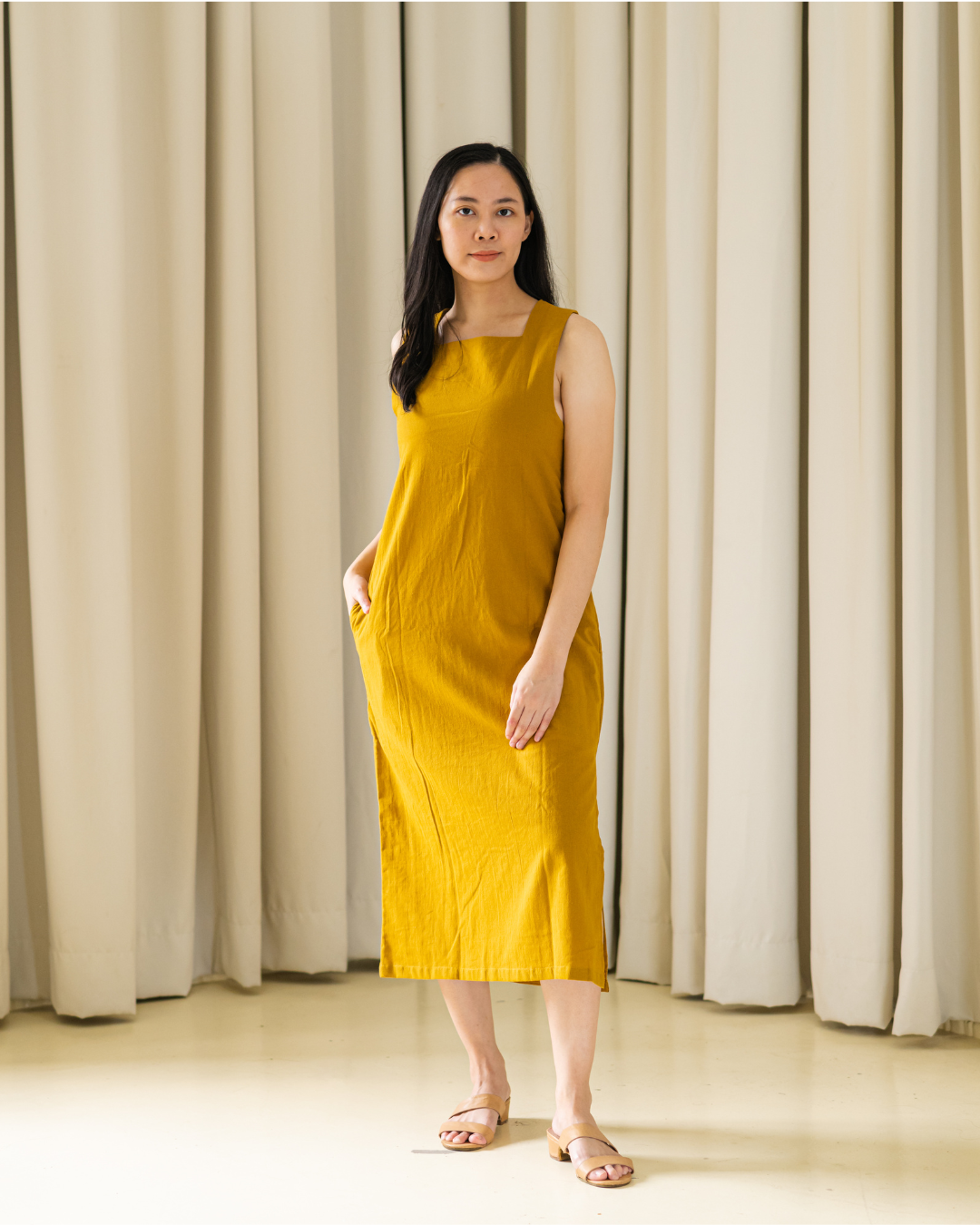 The Reversible Dress - Honey